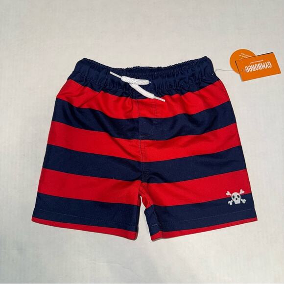 Gymboree Boys 12-18 months Swim Trunks Vacation Coastal Americana Beach Cruise - Picture 1 of 5
